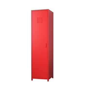 China Hot Sale Foldable Used Modernl Wardrobe Bedroom Single Door Cabinet With Rack for sale