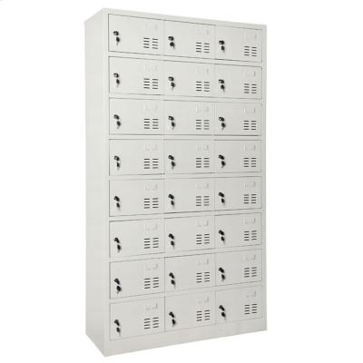 China Knock Down Furniture Metal Cabinet High Quality Steel Lockers For Kids School Gym Workers for sale