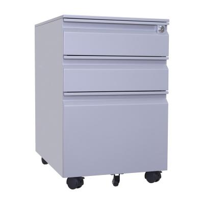 China Mobile Office Furniture Office Folder Metal Pedestal File Cabinet with Wheels for sale