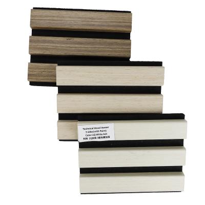 China Modern recyclable wood substitute panels wood fiber acoustic panels for sale