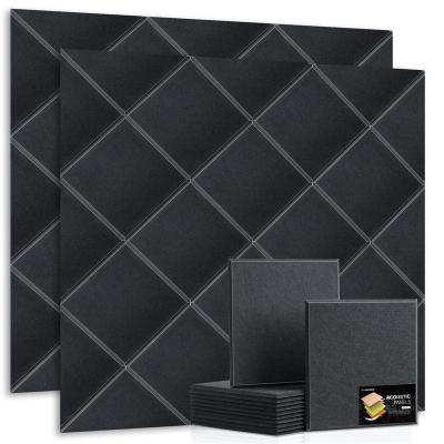 China Modern stylish DIY  Polyester Acoustic Panel Fabric Sound-proof Pin Board Indoor  Decorative Felt Acoustic panel. for sale