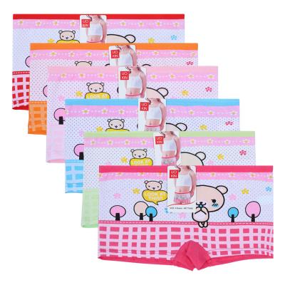 China UOKIN cotton material underwear young lovly girls design boxer everyday cute cotton underwear for sale