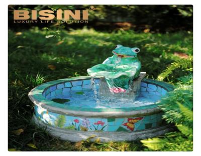 China Unique Handcrafted Landscape Garden or Frog and Lotus Stone Garden Water Fountain for sale