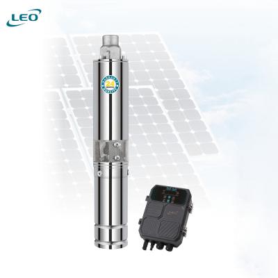 China LEO Stainless Steel Wear Resistant 48V 109m Commercial Solar DC Water Pump High Lift Solar Photovoltaic Water Pump for sale