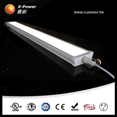 China Los accesorios lineares apretados del vapor de 110LM/W LED, vapor 4400LM de los 4FT sellaron los accesorios de iluminación en venta