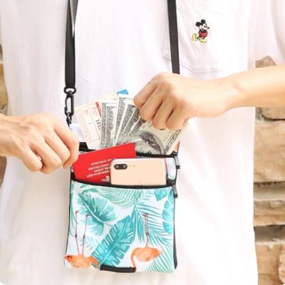 China Waterproof Multifunctional ID Bag Travel Passport Holder RFID Holder ID Pouch Traveling Abroad Hanging Bag for sale