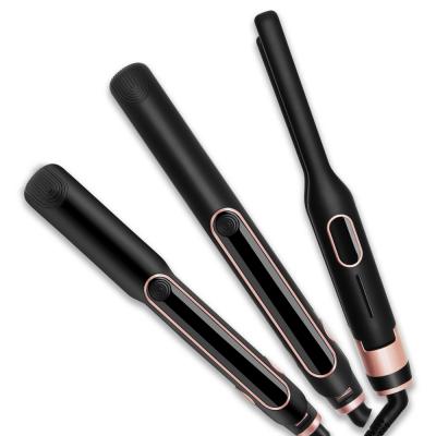 China Negative Private Label Hair Straightener Professional Curler Ceramic Ion Flat Iron For Hair for sale