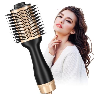 China Ionic Hair Dryer Brush 1200 Hot Airbrush Hair Dryer With 110v And 220v for sale