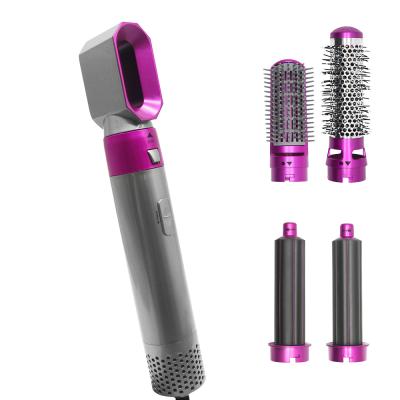 China Ionic Hair Straightener Brush 5 in 1 One Step Hair Dryer Iron Hair Blow Dryer for sale