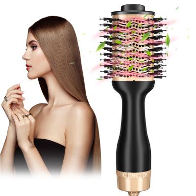 China Hot Custom Detangle Hair Dryer & Airbrush Volumizer Hair Blow Custom Ionic Brush for sale