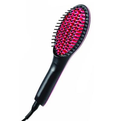 China Electric Hair Straightener Temperature Display LED Hair Brush Styler Straightener Set for sale