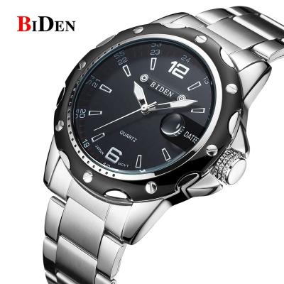 China Biden men's day/date wristwatch date stainless steel men's watches brand your own luminous luxury dropshipping watches for sale