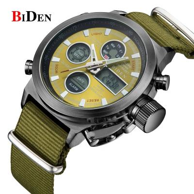 China New Design Biden Day/Date OEM Custom Army Logo Swiss Waterproof Tactical Men's Digital Sport Military Hand Watch For Men for sale