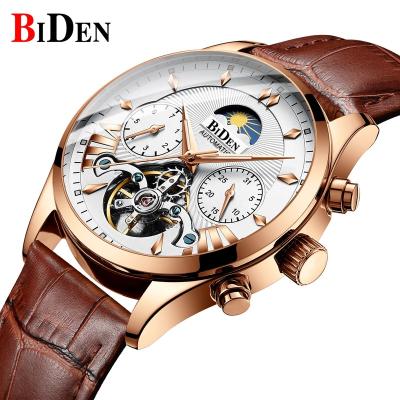 China OEM Logo Private Label Luxury Wristwatch Chronograph Movement Custom Tourbillon Automatic Waterproof Men's Mechanical Wristwatch for sale