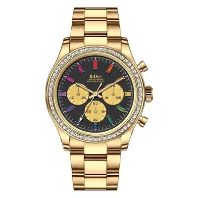 China High Quality Top Brand Luxury Chronograph Diamond Custom Design Watches For Men for sale