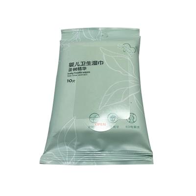 China Plastic Refill Fliptop Lenco Umedecido Wet Water Facial Tissue Pack / Tub Can Be Customized for sale