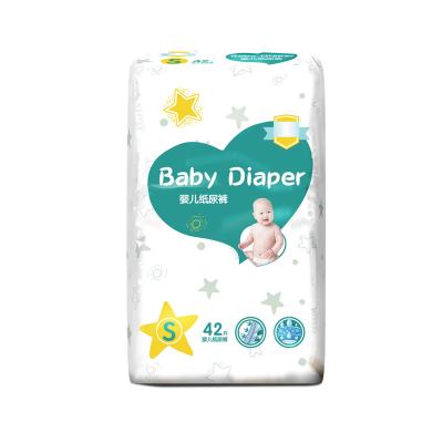 China OEM Price Korean Ultra Thin Diapers Cheap Baby Plain Weave Diapers For Sale for sale