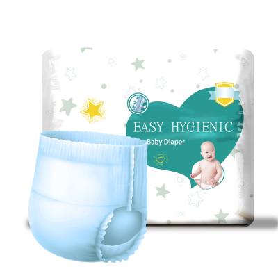 China Custom Made Branded Disposable Baby Diaper Plain Weave Baby Diapers for sale