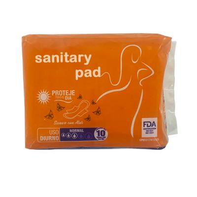 China Lady Sanitary Napkins Super Absorbent OEM Super Absorbent Winged Sanitary Pad for sale