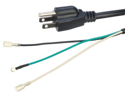 China Cables de alimentación Cables de extensión ETL Cordón de alimentación estándar Marrón longitud 5FT / OEM Black Plug Socket 2 pin Cordón de alimentación para electrodomésticos en venta