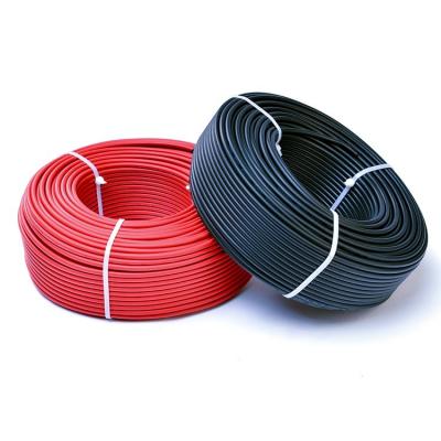 China Temperature Range -40C To 90C Solar Energy System DC Cable 4mm and 6mm for Solar Panel 6 10 Sq Mm1500V XLPE Jacket for sale