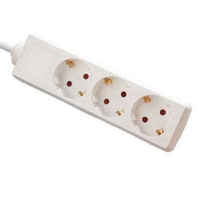 China 3m Sockets del tablero de extensión Multi Plug Socket de energía Extensión 220V 16A Corriente nominal Socket de extensión de banda de alimentación de 3 vías en venta