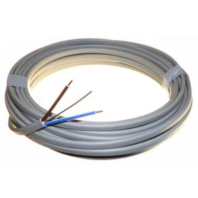 China Conductor de cobre chaqueta de PVC 3 Cordón 450/750v doble y tierra de cable plano 2.5mm para soluciones de cableado de la casa eléctrica en venta