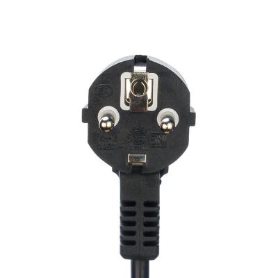 China Enchufe eléctrica Cable negro Kema-keur H05vv-f 3 cordón de extensión de punta para cocina de viaje con solución personalizada de extremo abierto en venta