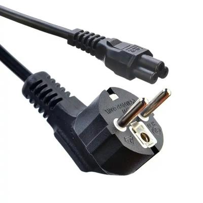 China Material del conductor Cable de alimentación de 3 puntas de cobre enlatado 220 voltios 16a Eu Enchufe Cee7/7 Enchufe con cables de alimentación de terminal de acción Eu C5 en venta