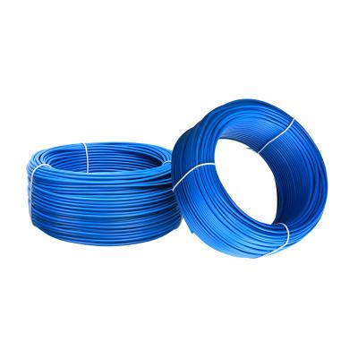 China Insulated PVC Flexible Core VDE Standard H05V-K 1X0.75MM2 Blue Single Core Copper Computer Electric Power Wire Cable for sale