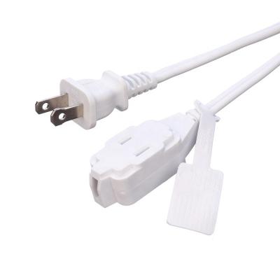 China 6FT 3-Outlet Extension Cord with Safety Cap Cover Rated Current 13A Plug 2pin SPT-2 14 AWG NEMA 1-15P to NEMA 1-15R for sale