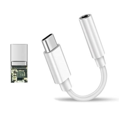 China High Quality Sound Card Splitter Computer USB C Audio Adapter Type C to 3.5mm Audio Adapter for sale