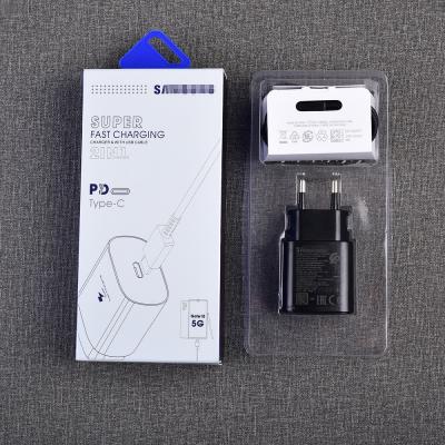 China Mobile Phone KR USA EU Plug USB Type C Adapter Phone 25W PD Fast Charging Travel Charger For Samsung Galaxy S21 25w PD Fast Charging for sale