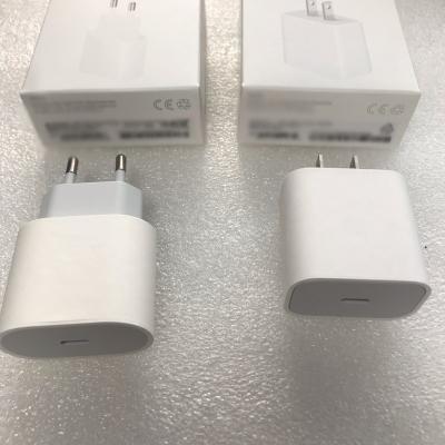 China Mobile Phone Types Original EU R-U 20W USB-C USA Plug Fast Charger Power Adapter Mobile Phone Charger Adapter For IPad For Apple iPhone 12/11 pro for sale