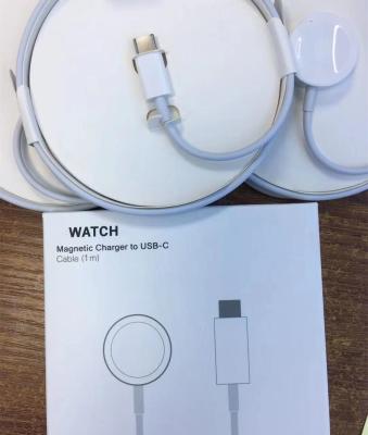 China Mobile Phone USB C Wireless Charging Watch Charger Portable Magnetic Wireless Charger to USB-C Cable for iWatch Charger for Apple Watch 7 Series SE 6 5 4 3 2 1 for sale