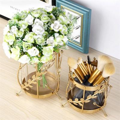 China Nordic Creative Glass Ornaments Desktop Home Decorations Flower Vase Flower Fantasy Style Decoration Glass Vase for sale