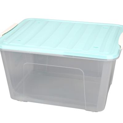 China Large Thickness Sustainable Plastic Storage Box Household Clothes Stitch Storage Box for sale