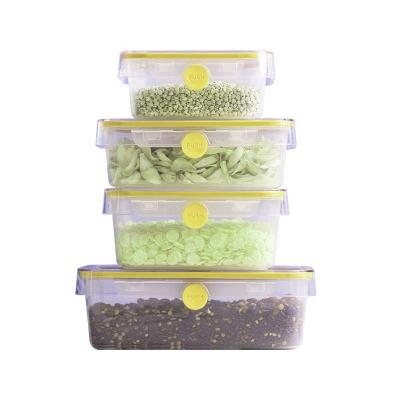 China Leakproof Freshness Preservation PP Plastic Crisper Food Storage Container for Safe Food Preservation, Microwave and Refrigerator Food Storage Contain for sale