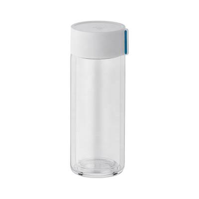 China Viable Ag+ Borosilicate Water Bottle 260ML 320ML Logo With Customs Branded Wholesales Viable Free Glass Filter Design Food Grade for sale