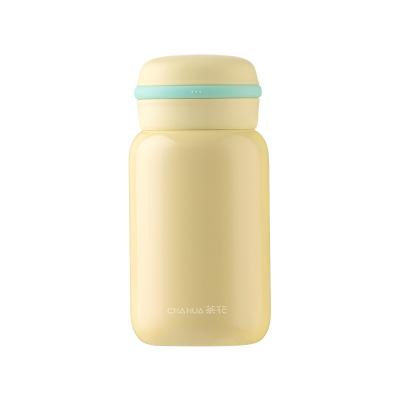 China PORTABLE Vacuum Thermos Portable Office Travel Insulation Bottle 340ml Cute Stainless Steel Thermos Mug for sale