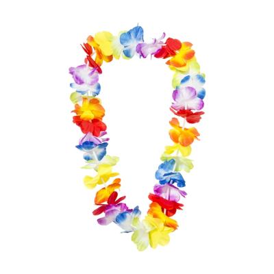 China Run/Walk Run Events Flower Garland Necklace Beach Party Tropical Color Hawaiian Lei for sale