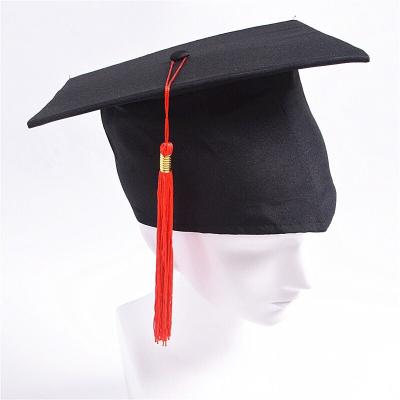 China Wholesale Customized Graduation Tassel Black Graduation Cap College Bachelor Cap Float Cap for sale