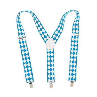 China Oktoberfest Bavaria Beer Oktoberfest Costume Custom Print Suspenders for sale