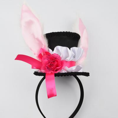 China Easter Wonderland Decoration 2021 Fashion Retail Price Party Bunny Ears Easter Day Women Hair Accessories for sale