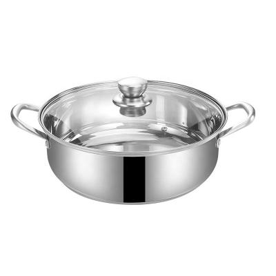 China Sustainable Food Grade 304 Stainless Steel Soup Pot Kitchen Well Cooking Soup Pots and Stock Pots for sale