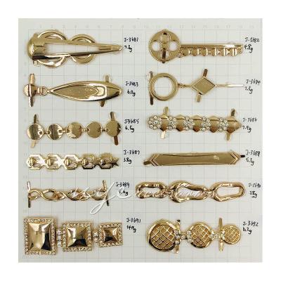 China New Style Shoe Buckle Ladies Shoe Ornaments Sandal Ornaments Metal Ornaments for sale