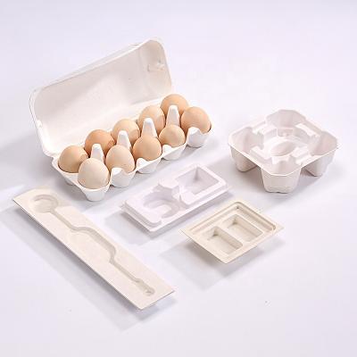 China 100% Biodegradable Food Grade Materials Mold Paper Egg Packaging Mold Egg Trays 12 for sale