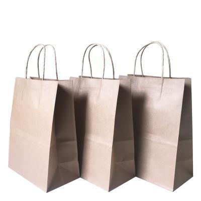 China Eco - Friendly Promotional Good Quality Eco Friendly Recyclable Kraft Paper Bag for sale