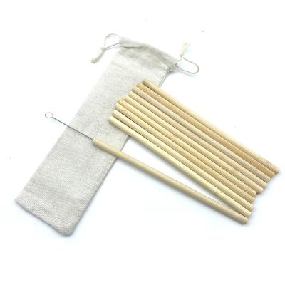 China Natural Acceptable Logo Disposable Eco Friendly Drinking Bamboo Straw Customized by DS REED Eco-Friendly for sale