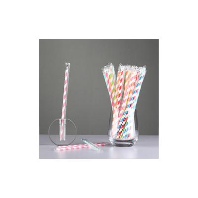 China Eco Friendly Straight Plastic Straws Disposable Drinking Straw for sale